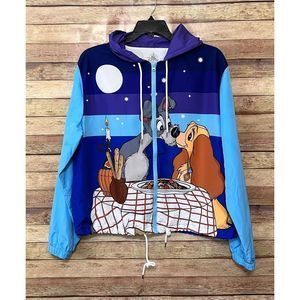 Disney Parks Lady and the Tramp Belle Notte All over Design windbreaker XL